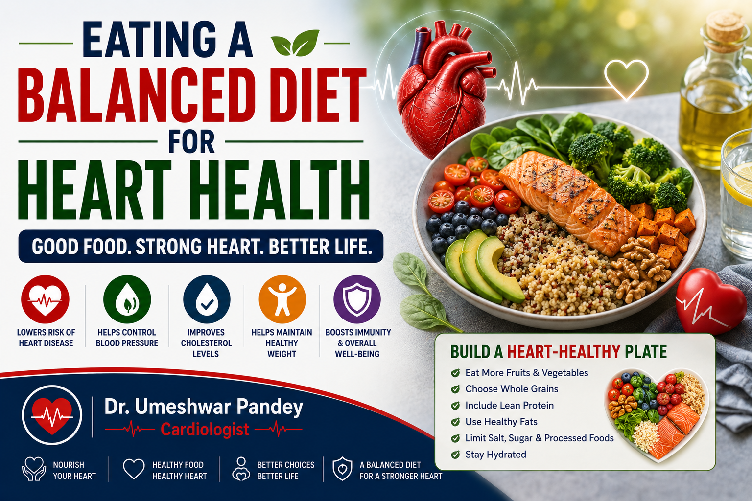 Eating a Balanced Diet for Heart Health - Dr. Umeshwar Pandey