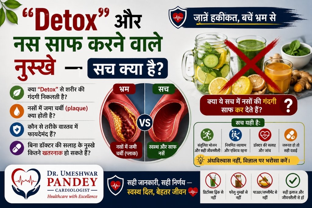 “Detox” और नस साफ करने वाले नुस्खे — सच क्या है? | Dr. Umeshwar Pandey